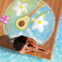 Hawaiian Ukulele Avocado Beach Blanket Leis and Polynesian Pattern LT03 - Polynesian Pride
