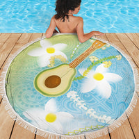 Hawaiian Ukulele Avocado Beach Blanket Leis and Polynesian Pattern LT03 - Polynesian Pride