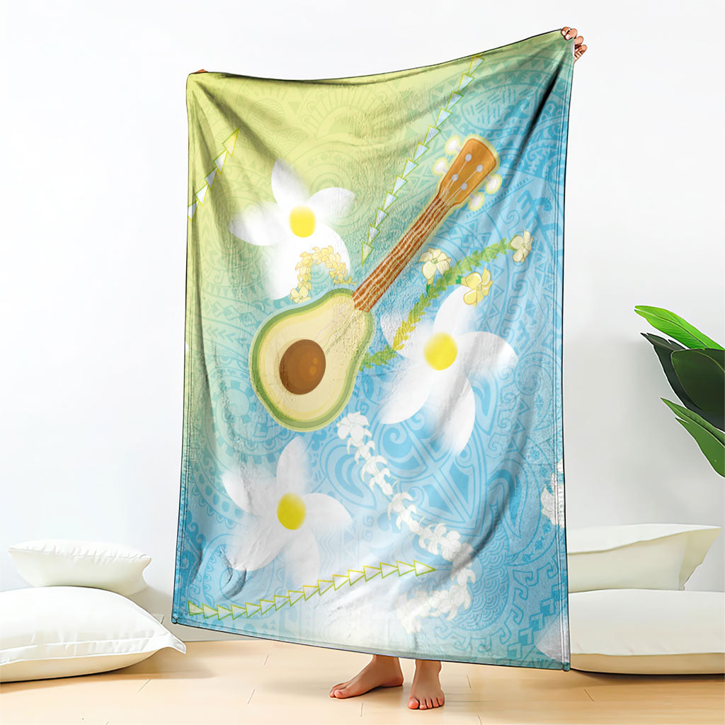 Hawaiian Ukulele Avocado Blanket Leis and Polynesian Pattern LT03 - Polynesian Pride