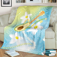 Hawaiian Ukulele Avocado Blanket Leis and Polynesian Pattern LT03 - Polynesian Pride
