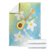 Hawaiian Ukulele Avocado Blanket Leis and Polynesian Pattern LT03 - Polynesian Pride
