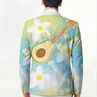 Hawaiian Ukulele Avocado Blazer Leis and Polynesian Pattern LT03 - Polynesian Pride