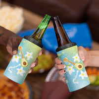 Hawaiian Ukulele Avocado 4 in 1 Can Cooler Tumbler Leis and Polynesian Pattern LT03 - Polynesian Pride