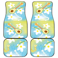 Hawaiian Ukulele Avocado Car Mats Leis and Polynesian Pattern LT03 - Polynesian Pride