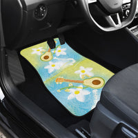 Hawaiian Ukulele Avocado Car Mats Leis and Polynesian Pattern LT03 - Polynesian Pride