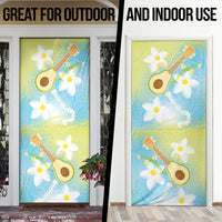 Hawaiian Ukulele Avocado Door Cover Leis and Polynesian Pattern LT03 - Polynesian Pride