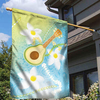 Hawaiian Ukulele Avocado Garden Flag Leis and Polynesian Pattern LT03 - Polynesian Pride