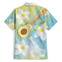 Hawaiian Ukulele Avocado Hawaiian Shirt Leis and Polynesian Pattern LT03 - Polynesian Pride
