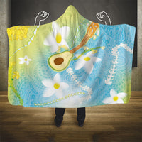 Hawaiian Ukulele Avocado Hooded Blanket Leis and Polynesian Pattern LT03 - Polynesian Pride