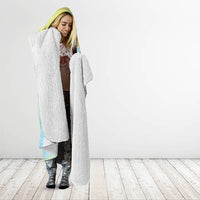 Hawaiian Ukulele Avocado Hooded Blanket Leis and Polynesian Pattern LT03 - Polynesian Pride