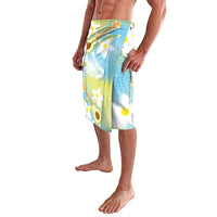 Hawaiian Ukulele Avocado Lavalava Leis and Polynesian Pattern LT03 - Polynesian Pride