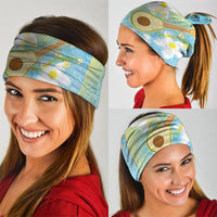 Hawaiian Ukulele Avocado Neck Gaiter Leis and Polynesian Pattern LT03 - Polynesian Pride