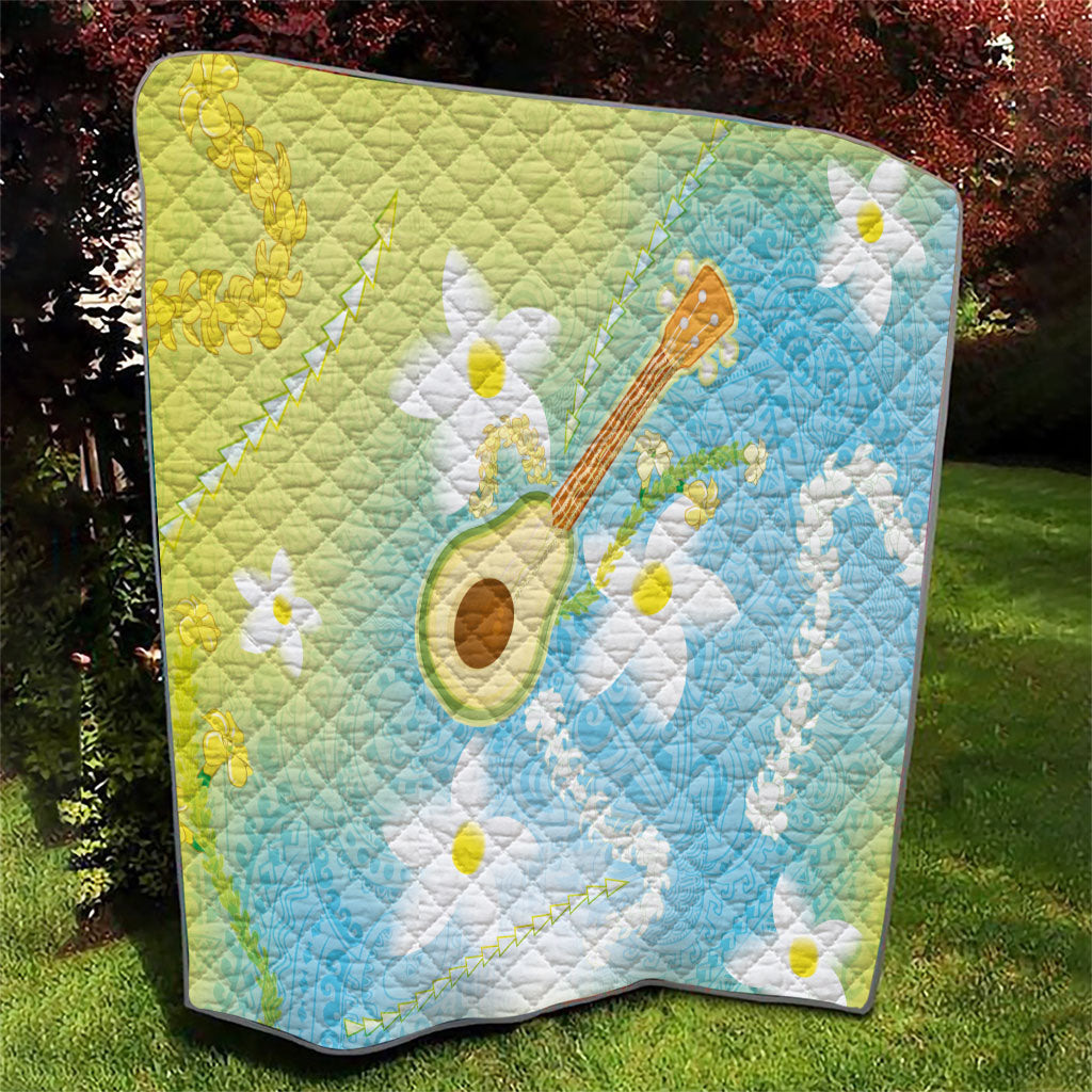 Hawaiian Ukulele Avocado Quilt Leis and Polynesian Pattern LT03 - Polynesian Pride