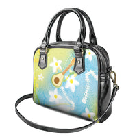 Hawaiian Ukulele Avocado Shoulder Handbag Leis and Polynesian Pattern LT03 - Polynesian Pride