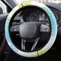 Hawaiian Ukulele Avocado Steering Wheel Cover Leis and Polynesian Pattern LT03 - Polynesian Pride
