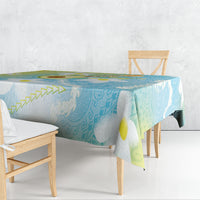 Hawaiian Ukulele Avocado Tablecloth Leis and Polynesian Pattern LT03 - Polynesian Pride