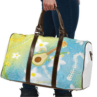 Hawaiian Ukulele Avocado Travel Bag Leis and Polynesian Pattern LT03 - Polynesian Pride