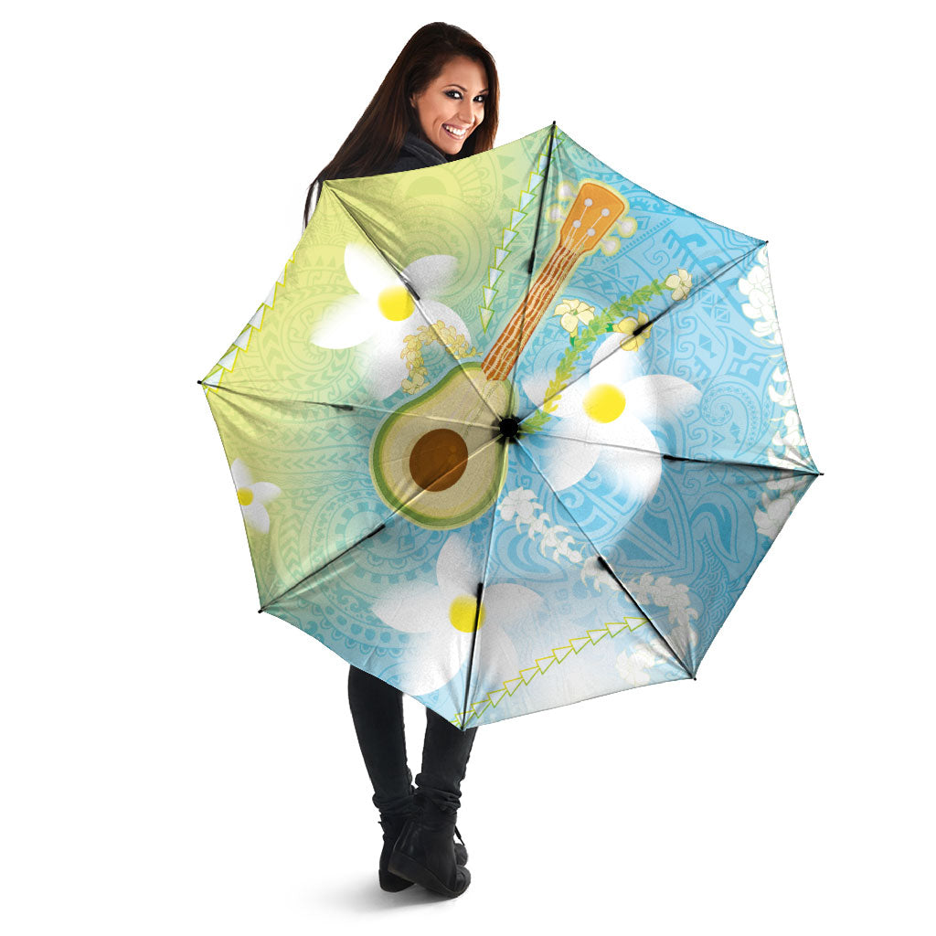 Hawaiian Ukulele Avocado Umbrella Leis and Polynesian Pattern LT03 - Polynesian Pride