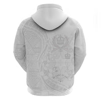 Tonga Faka Sepitema Zip Hoodie Ngatu Pattern with Plumeria and Hibiscus LT03 - Polynesian Pride