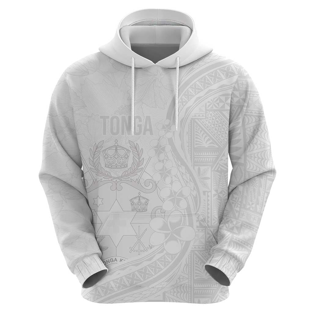 Tonga Faka Sepitema Zip Hoodie Ngatu Pattern with Plumeria and Hibiscus LT03 - Polynesian Pride