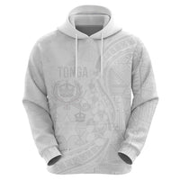 Tonga Faka Sepitema Zip Hoodie Ngatu Pattern with Plumeria and Hibiscus LT03 - Polynesian Pride
