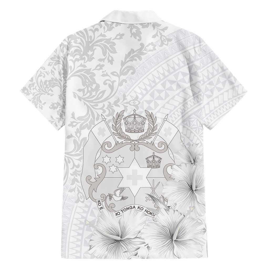 Tonga Faka Sepitema Hawaiian Shirt Ngatu and Floral Pattern with Blooming Hibiscus LT03 - Polynesian Pride