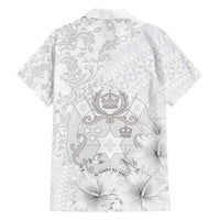 Tonga Faka Sepitema Hawaiian Shirt Ngatu and Floral Pattern with Blooming Hibiscus LT03 - Polynesian Pride
