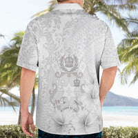 Tonga Faka Sepitema Hawaiian Shirt Ngatu and Floral Pattern with Blooming Hibiscus LT03 - Polynesian Pride