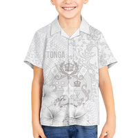 Tonga Faka Sepitema Hawaiian Shirt Ngatu and Floral Pattern with Blooming Hibiscus LT03 - Polynesian Pride