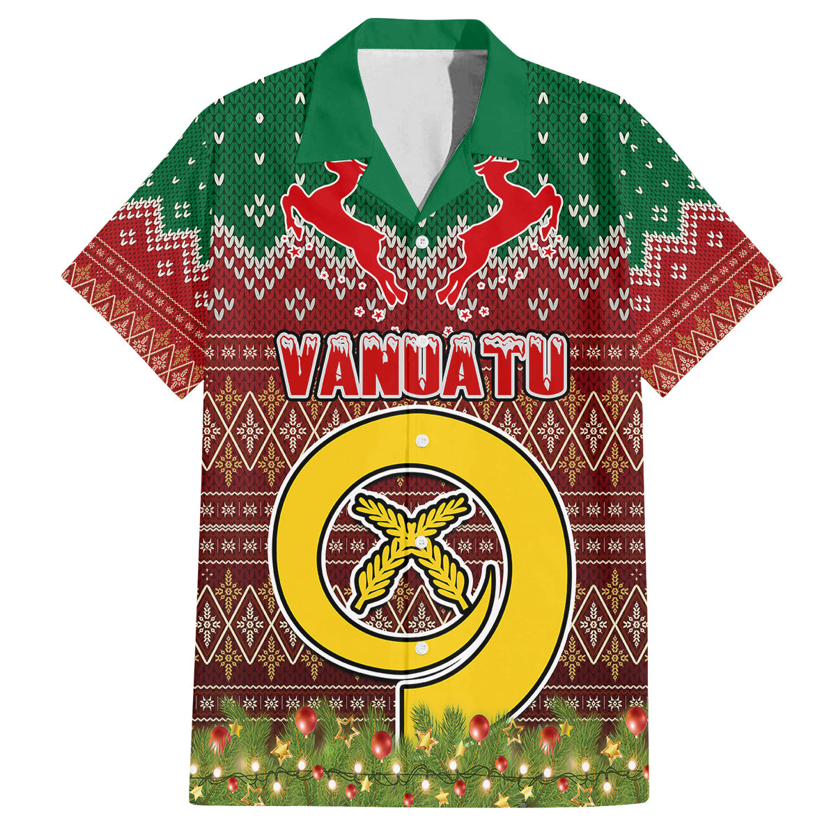 Vanuatu Christmas Kid Hawaiian Shirt Pig Tusk Beautiful Merry Xmas Snowflake LT03 Kid Red - Polynesian Pride