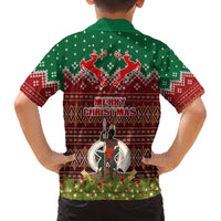 Vanuatu Christmas Kid Hawaiian Shirt Pig Tusk Beautiful Merry Xmas Snowflake LT03 - Polynesian Pride