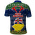 Niue Christmas Polo Shirt Coat of Arms and Map Beautiful Merry Xmas Snowflake LT03 - Polynesian Pride