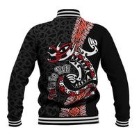Aotearoa Toitu Te Tiriti Baseball Jacket Maori Taniwha Haka - Honour the Treaty LT03 - Polynesian Pride