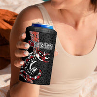 Aotearoa Toitu Te Tiriti 4 in 1 Can Cooler Tumbler Maori Taniwha Haka - Honour the Treaty LT03 - Polynesian Pride