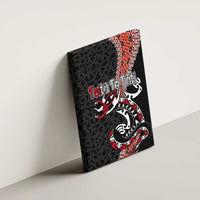 Aotearoa Toitu Te Tiriti Canvas Wall Art Maori Taniwha Haka - Honour the Treaty LT03 - Polynesian Pride
