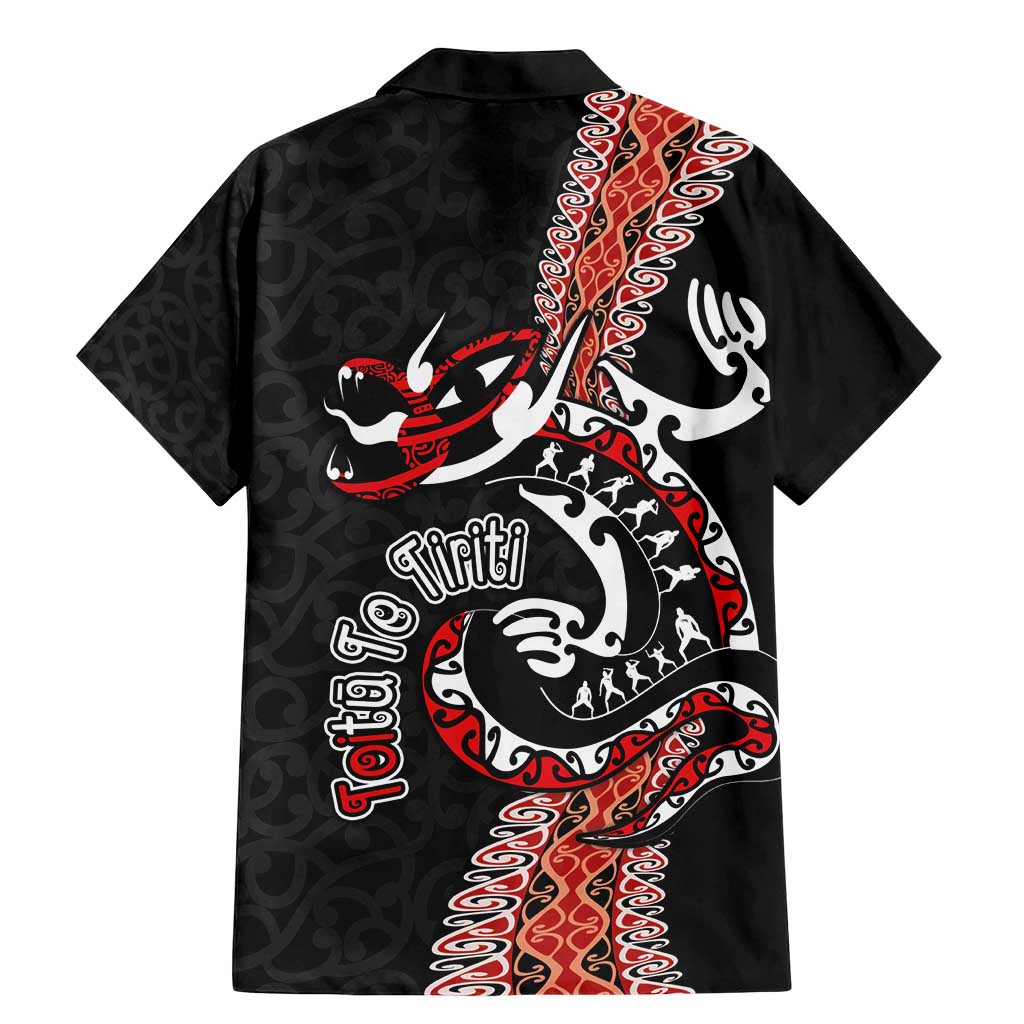 Aotearoa Toitu Te Tiriti Family Matching Mermaid Dress and Hawaiian Shirt Maori Taniwha Haka - Honour the Treaty LT03 - Polynesian Pride