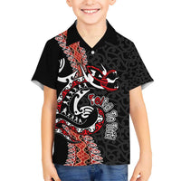 Aotearoa Toitu Te Tiriti Hawaiian Shirt Maori Taniwha Haka - Honour the Treaty LT03 - Polynesian Pride