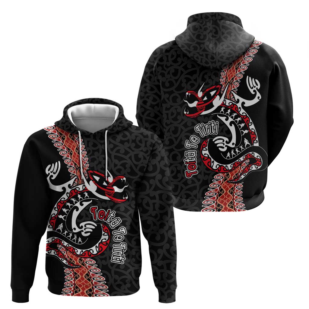 Aotearoa Toitu Te Tiriti Hoodie Maori Taniwha Haka - Honour the Treaty LT03 - Polynesian Pride