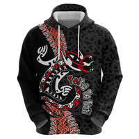 Aotearoa Toitu Te Tiriti Hoodie Maori Taniwha Haka - Honour the Treaty LT03 - Polynesian Pride