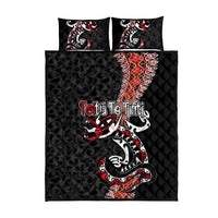 Aotearoa Toitu Te Tiriti Quilt Bed Set Maori Taniwha Haka - Honour the Treaty LT03 - Polynesian Pride