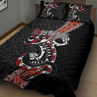 Aotearoa Toitu Te Tiriti Quilt Bed Set Maori Taniwha Haka - Honour the Treaty LT03 - Polynesian Pride