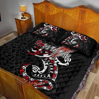 Aotearoa Toitu Te Tiriti Quilt Bed Set Maori Taniwha Haka - Honour the Treaty LT03 - Polynesian Pride