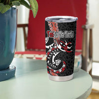 Aotearoa Toitu Te Tiriti Tumbler Cup Maori Taniwha Haka - Honour the Treaty LT03 - Polynesian Pride