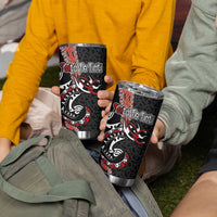 Aotearoa Toitu Te Tiriti Tumbler Cup Maori Taniwha Haka - Honour the Treaty LT03 - Polynesian Pride