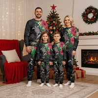 Hawaiian Tropical Plants and Turtles Christmas Pajama Set Polynesian Art Motifs LT03 - Polynesian Pride