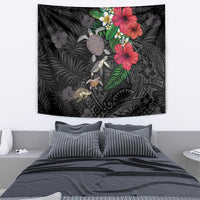 Hawaiian Tropical Plants and Turtles Tapestry Polynesian Art Motifs LT03 - Polynesian Pride