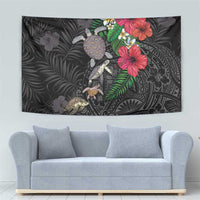 Hawaiian Tropical Plants and Turtles Tapestry Polynesian Art Motifs LT03 - Polynesian Pride