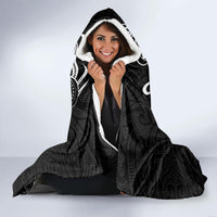 New Zealand Octopus Tattoo and Fern Hooded Blanket Maori Pattern LT03 - Polynesian Pride