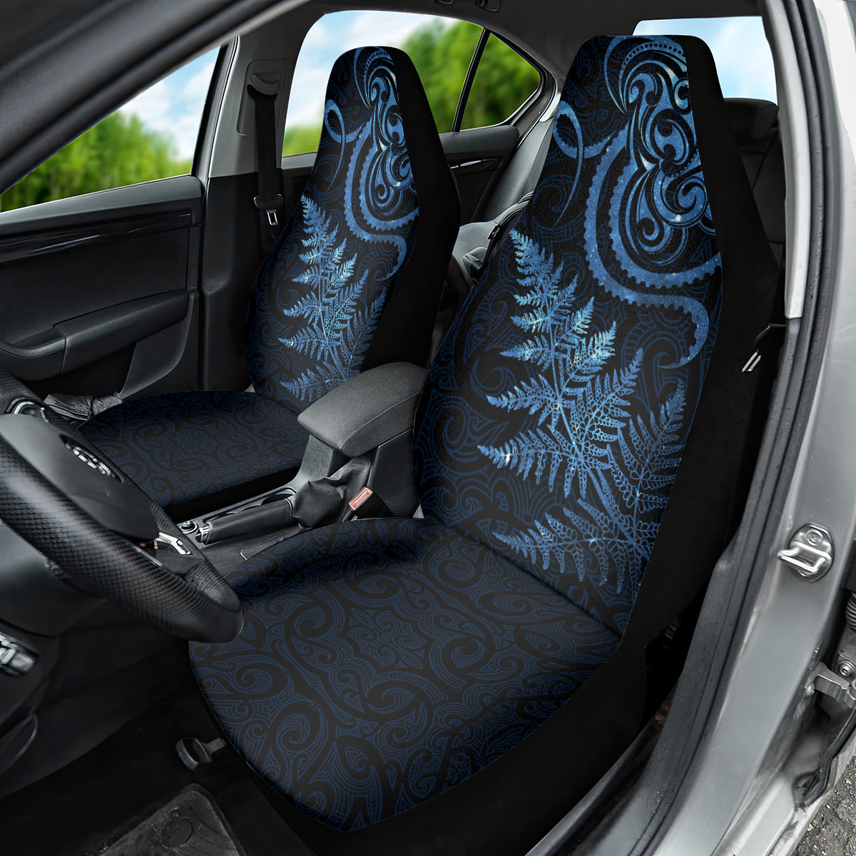 New Zealand Octopus Tattoo and Fern Car Seat Cover Maori Pattern Matariki Style LT03 - Polynesian Pride