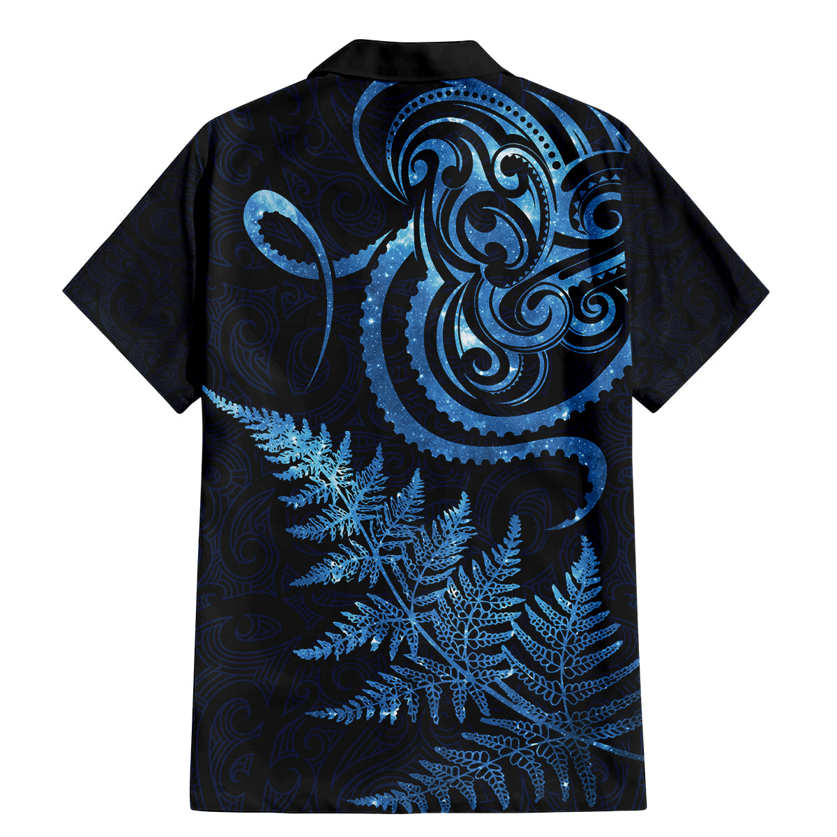 New Zealand Octopus Tattoo and Fern Family Matching Mermaid Dress and Hawaiian Shirt Maori Pattern Matariki Style LT03 - Polynesian Pride
